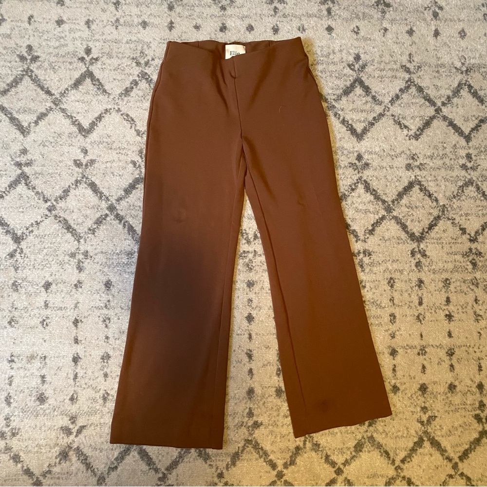 Ellie Tahari Trouser Brown Size XS
